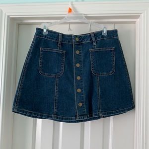 Altar’d State Jean Skirt Small